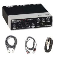 Steinberg UR22MKII USB Recording Podcast Audio Interface, Cubase AI Recording Software with Cables