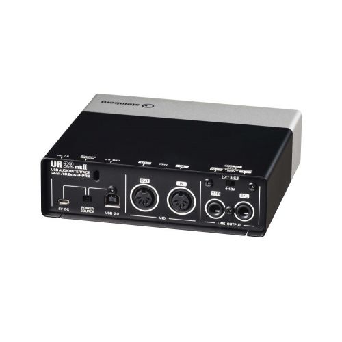  Steinberg UR22MKII 2-Channel USB Audio Interface with Headphones and 2 XLR Cables