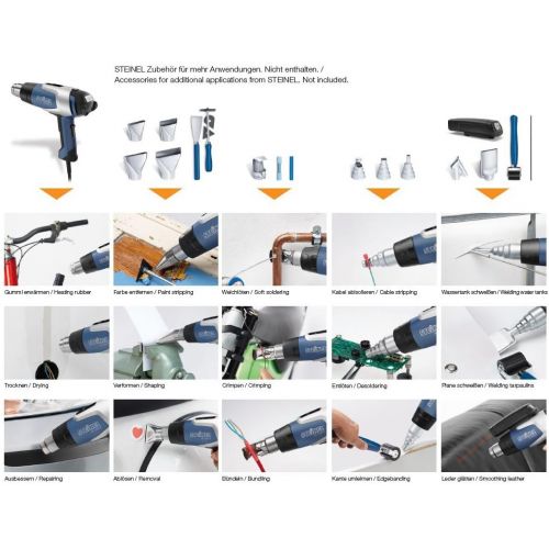  [아마존베스트]Steinel HL 2020E DIY Hot Air Gun / Heat Gun 80 - 630deg 2200w 240v with Carry Case