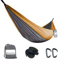 Steinweber Ultra Light Hammock with Suspension 285 x 160 cm Max. Travel Hammock 600 g Lightweight 2 Person Hammock Outdoor Camping Hiking Garden Balcony