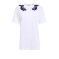 Stella Mccartney Blue floral embellishment T-shirt