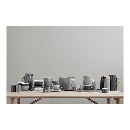  Stelton Emma Tea Canister Storage Jar, Grey by Holmback & Nordentoft