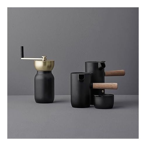  Stelton Collar Espresso Maker, 17.5 x 10.5 x 16.5 cm, Black