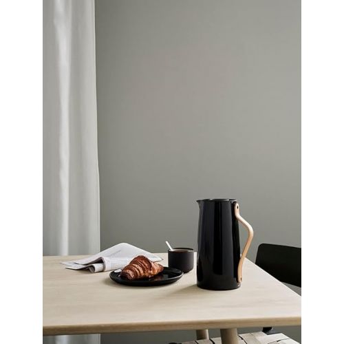  Stelton x-200-2 Emma Insulated Flask for Coffee 1.2 L Plastic Black 15.5 x 13 x 26 cm