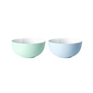 Stelton Emma Bowl, Stoneware, Blue, Dishwasher Safe, Ø 14 cm, 7 cm, 2-Set, x-206