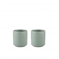 Stelton Core Thermo Cu2, Porcelain, Dusty Green, 8 x 18 x 9 cm