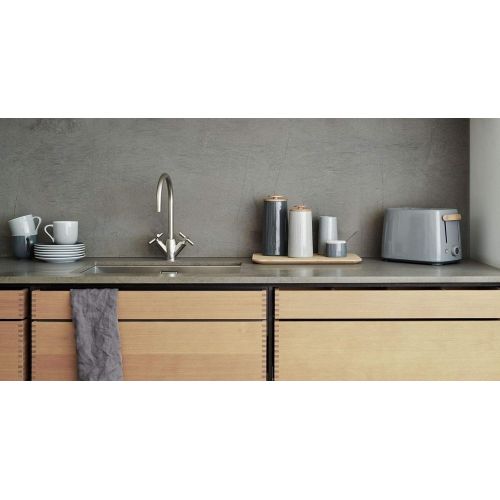  Stelton Emma Tea Canister Storage Jar, Grey by Holmback & Nordentoft