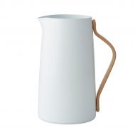 Stelton Emma Pitcher, Stainless Steel, Light Blue, 13.5 x 13.5 x 22.5 cm