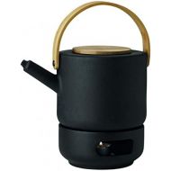 Stelton Theo Set Teekanne und Stoevchen Set, schwarz