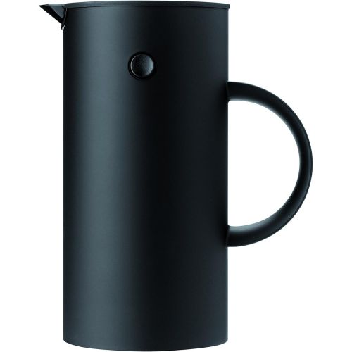  Stelton EM 1 l. -schwarz Pressfilterkanne, Kunststoff, 14 x 14 x 22 cm