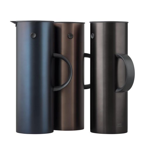  Stelton EM77 Isolierkanne 1 l. - Steel - Black, metallic [A]