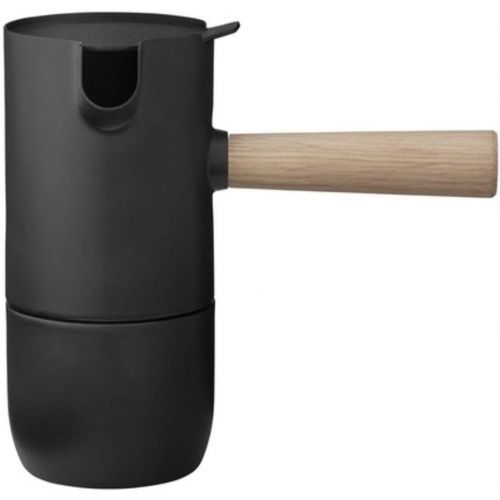  Stelton Collar Espresso Maker, 17.5 x 10.5 x 16.5 cm, Black