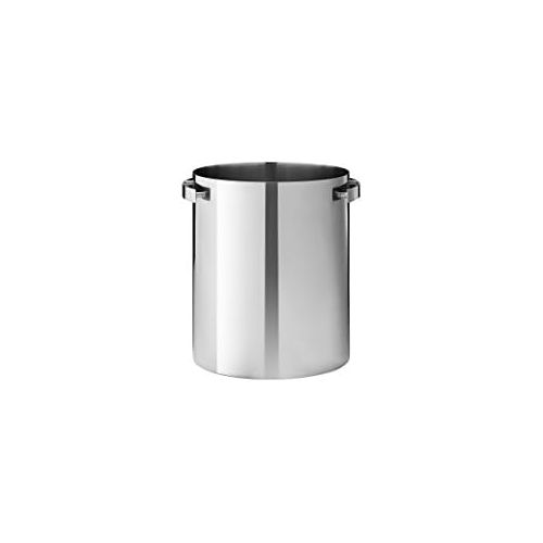  Stelton Sektkuehler, Emaille, Stahl, Silber, 21 x 22 x 19 cm