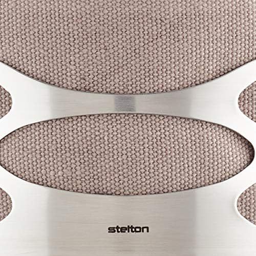  Stelton x-28-3-4 Embrace Brotschale, Edelstahl, Taupe, 23 x 23 x 7 cm