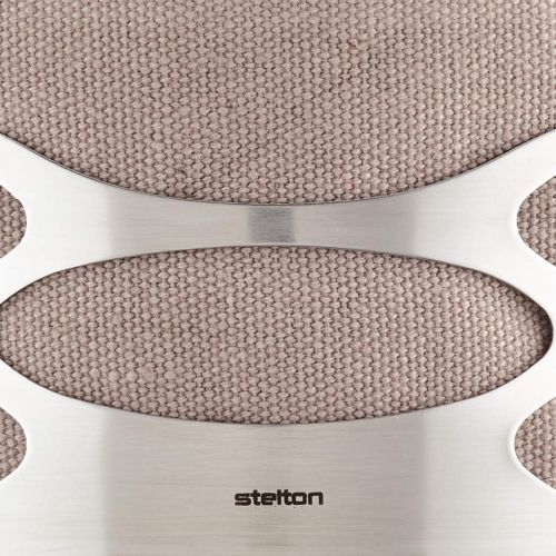  Stelton x-28-3-4 Embrace Brotschale, Edelstahl, Taupe, 23 x 23 x 7 cm