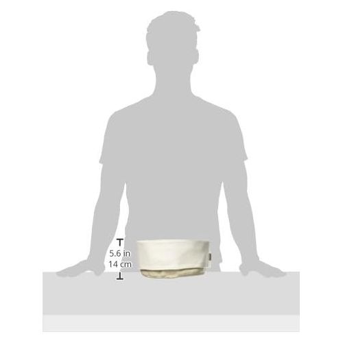  Stelton 1323 Brottasche, Sand/Weiss, Baumwolle, White, 23 x 23 x 21 cm