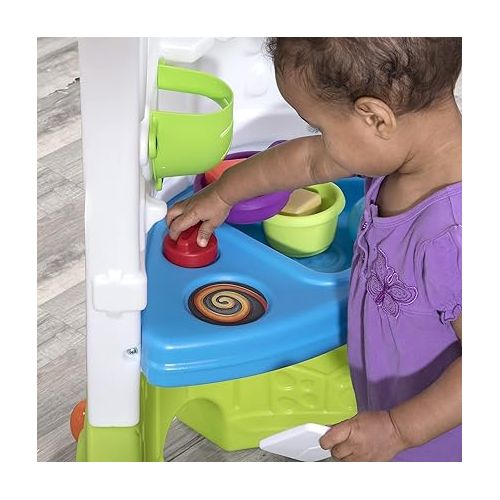 스텝2 Step2 Toddler Corner House for Kids, Indoor/Outdoor Activity Playset for Toddlers, Ages 1-2 Years Old, Easy Assembly, Multicolor