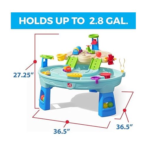 스텝2 Step2 Ball Buddies Adventure Center Water Table | Water & Activity Play Table for Toddlers, Blue