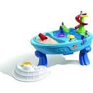 Step2 Fiesta Cruise Sand & Water Table, Kids Activity Sensory Playset, Summer Outdoor Toys, 10 Piece Toy Accessories, for Toddlers 2+ Years Old