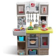Step2 Contemporary Chef Kitchen Set for Kids, Indoor/Outdoor Play Kitchen Set, Toddlers 2+ Years Old, 25 Piece Kitchen Toy Set, Easy to Assemble, Grey