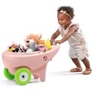 Step2 Springtime Wheelbarrow - Rose Pink - Toddler Role Play Garden Toy - Toddler Wheelbarrow - Use Indoors and Outdoors