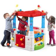 Step2 Crazy Maze Ball Pit Playhouse for Kids, Indoor/Outdoor Playset, Toddlers 1.5+ Years Old, 20 Interactive Colorful Balls, Easy Assembly