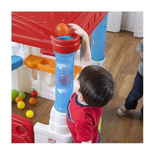 스텝2 Step2 Crazy Maze Ball Pit Playhouse for Kids, Indoor/Outdoor Playset, Toddlers 1.5+ Years Old, 20 Interactive Colorful Balls, Easy Assembly