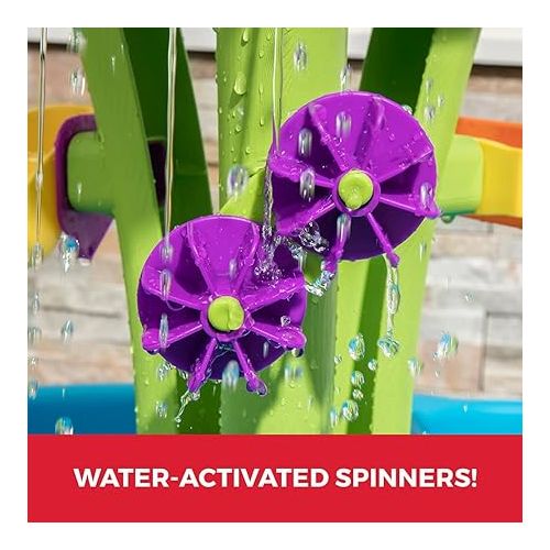 스텝2 Step2 897400 Summer Showers Splash Tower Water Table, Water table base with water tower and 8-piece accessory set