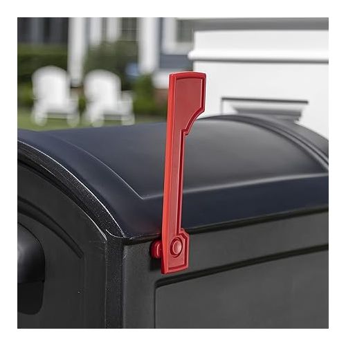 스텝2 Step2 Town-to-Town XL Post-Mount Mailbox, USPS T4 Sized Mailbox, Easy to Install, Durable, Weather Resistant, Onyx Black