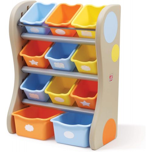 스텝2 Step2 Fun Time Room Organizer And Toy Storage, Tropical