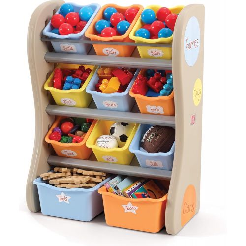 스텝2 Step2 Fun Time Room Organizer And Toy Storage, Tropical