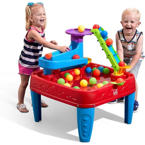 스텝2 Step2 Stem Discovery Ball Table | Wet Or Dry Water Table & Activity Table | Toddler Ball Play Table | 10 Balls Included