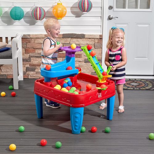 스텝2 Step2 Stem Discovery Ball Table | Wet Or Dry Water Table & Activity Table | Toddler Ball Play Table | 10 Balls Included