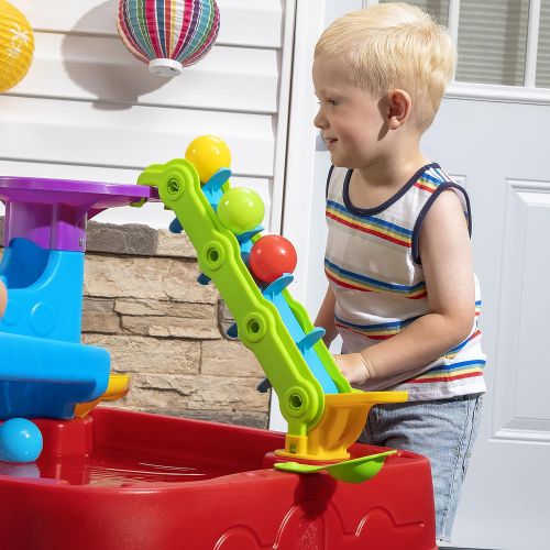 스텝2 Step2 Stem Discovery Ball Table | Wet Or Dry Water Table & Activity Table | Toddler Ball Play Table | 10 Balls Included