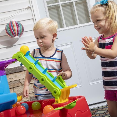 스텝2 Step2 Stem Discovery Ball Table | Wet Or Dry Water Table & Activity Table | Toddler Ball Play Table | 10 Balls Included