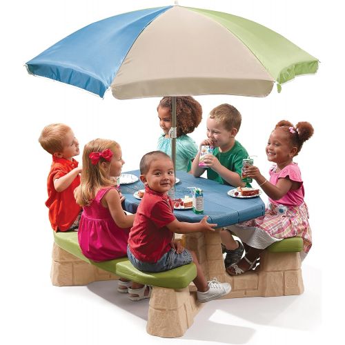 스텝2 [아마존베스트]Step2 Naturally Playful Kids Picnic Table With Umbrella