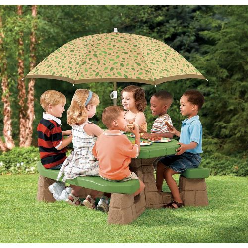 스텝2 [아마존베스트]Step2 Naturally Playful Picnic Table with Umbrella