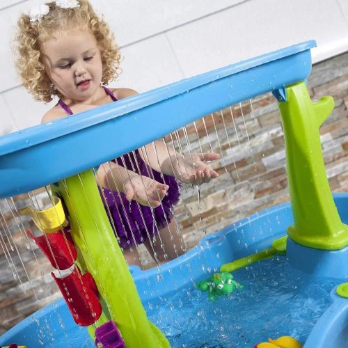 스텝2 Step2 Rain Showers Splash Pond Water Table Playset - Deluxe Pack Toys Included (Deluxe Pack)