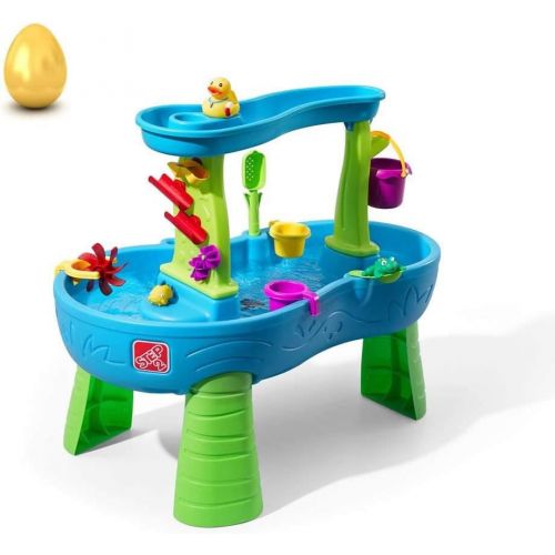 스텝2 Step2 874600 Rain Showers Splash Pond Water Table Playset, Small Pack, Multi-Colored