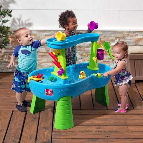 스텝2 Step2 874600 Rain Showers Splash Pond Water Table Playset, Small Pack, Multi-Colored