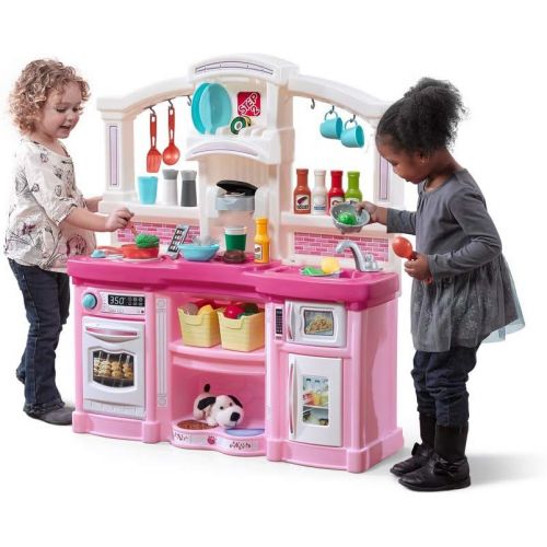 스텝2 Step2 488399 Fun with Friends Kids Play Kitchen, Large, Pink