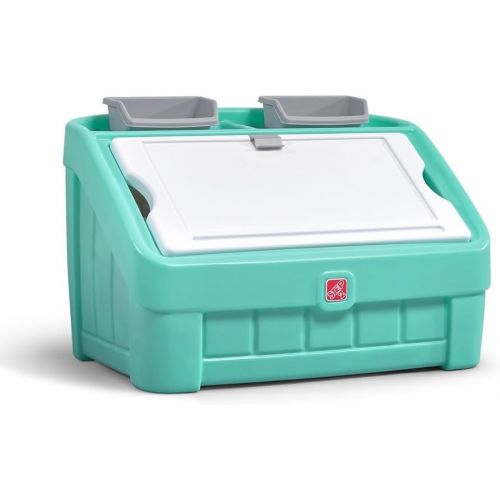 스텝2 Step2 2-in-1 Toy Box & Art Lid, Mint Storage Chest