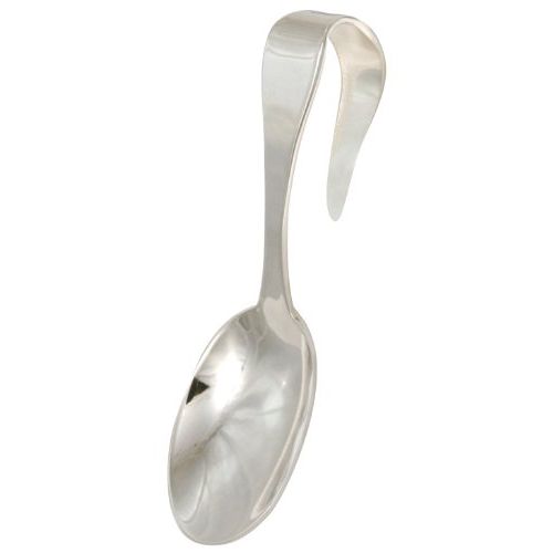  [아마존베스트]Stephan Baby Keepsake Silver Plated Bent-Handled Spoon in Satin-Lined Gift Box