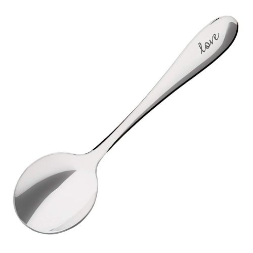  [아마존베스트]Stephan Baby Heirloomed Collection Engraved Stainless Steel Keepsake Spoon, Love