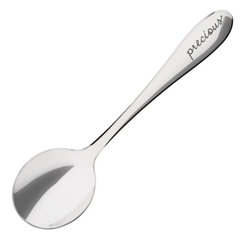  [아마존베스트]Stephan Baby Heirloomed Collection Engraved Stainless Steel Keepsake Spoon, Precious