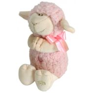 Stephan Baby Ultra Soft and Huggable Musical Praying Woolly Lamb, Pink