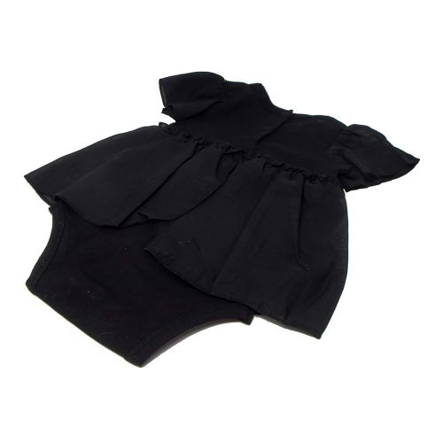  Stephan Baby My First Little Black Party Dress Ruffle-Skirted Diaper Cover, 3-6 Months