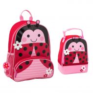 Stephen Joseph Girls Sidekick Ladybug Backpack and Lunch Pal for Kids