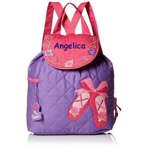  Stephen Joseph Personalized Quilted Ballet Dance Shoes Backpack Book Bag