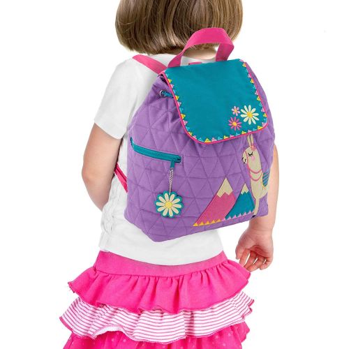  Stephen Joseph Girls Quilted Llama Backpack with Coloring Activity Book